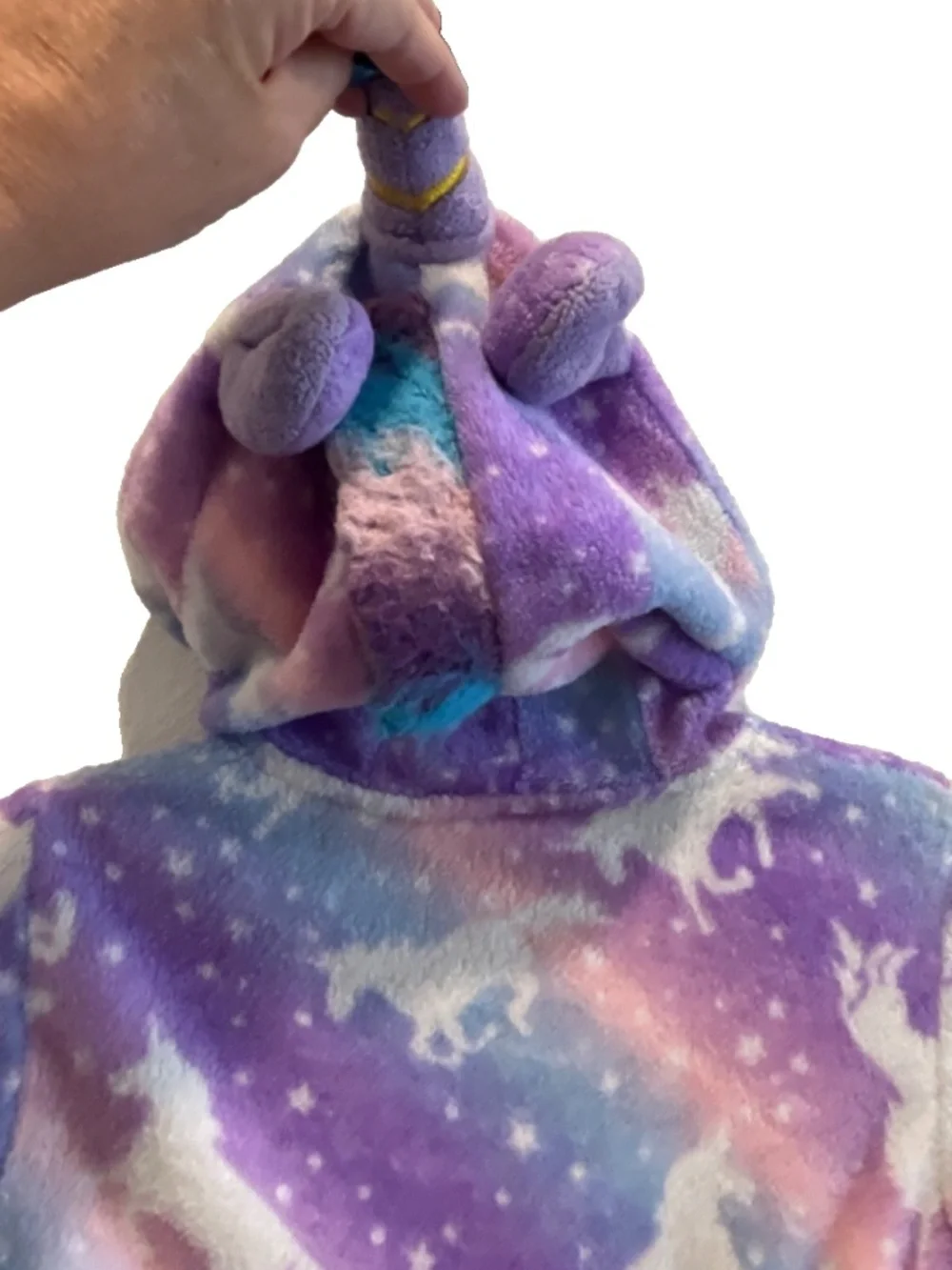 Doctor Unicorn Toddler Girl Soft Plush Bathrobe Size 3T-4T